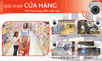 Giải pháp lắp đặt camera dành cho cửa hàng - Siêu thị tại Nam Định