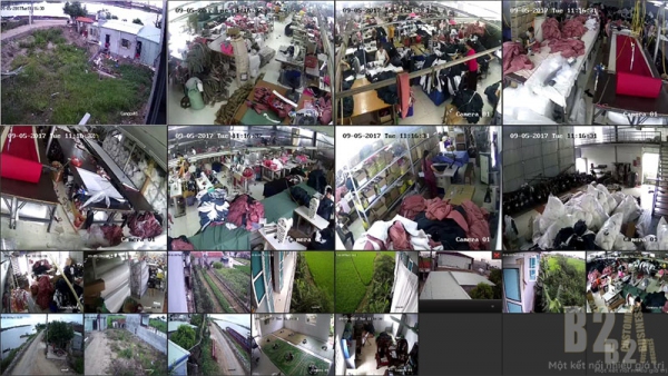 B2A triển khai lắp đặt hệ thống camera Xưởng May tại Nghĩa Hưng