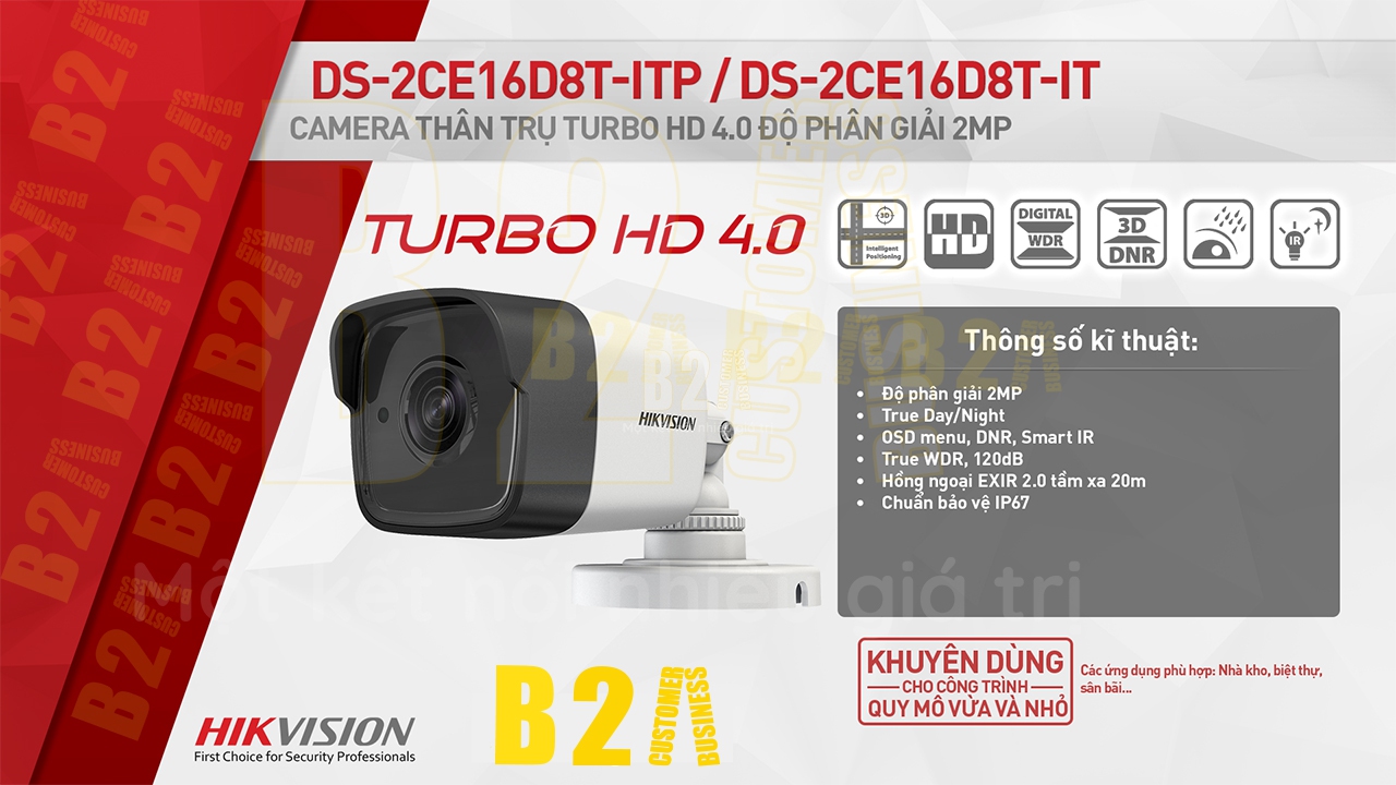 Trải nghiệm camera Full HD D8T, dòng Turbo HD 4.0 từ HIKVISION